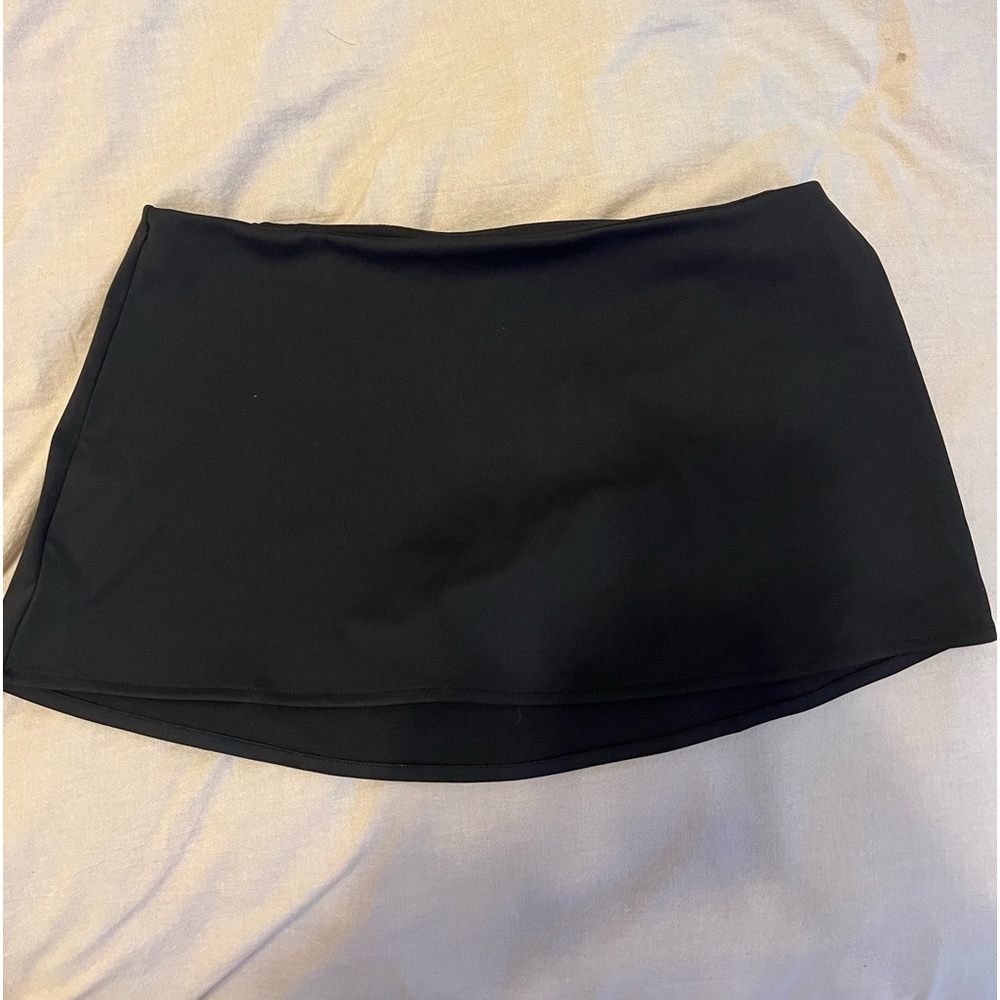 Guizio black micro mini skirt small
